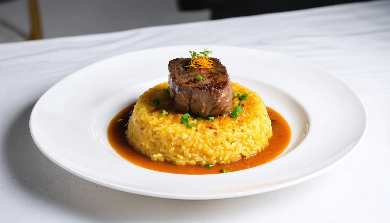 Risotto alla milanese con osso buco